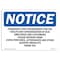 Signmission Safety Sign, OSHA Notice, 10" Height, Fragrance Free Environment For Sign, Portrait OS-NS-D-710-V-12906 - alternate 1